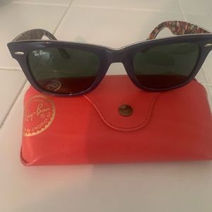 Rayban Purple Wayfar Sunglasses